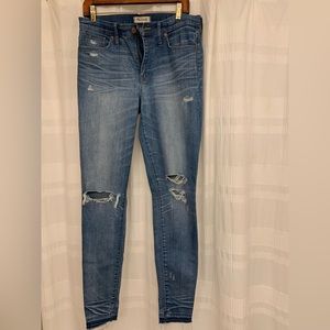 Madewell 31TL 10” high rise skinny